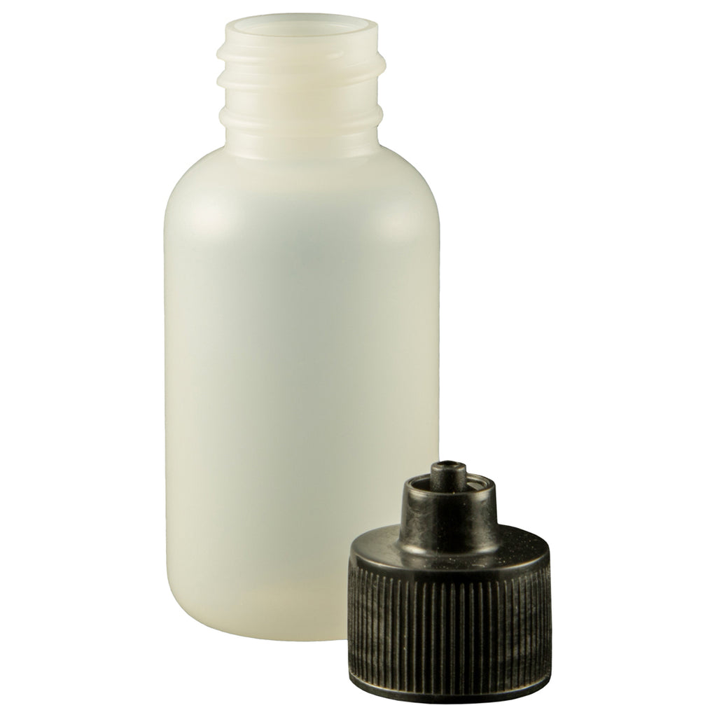 HDPE Boston Round Bottle & Cap Kit