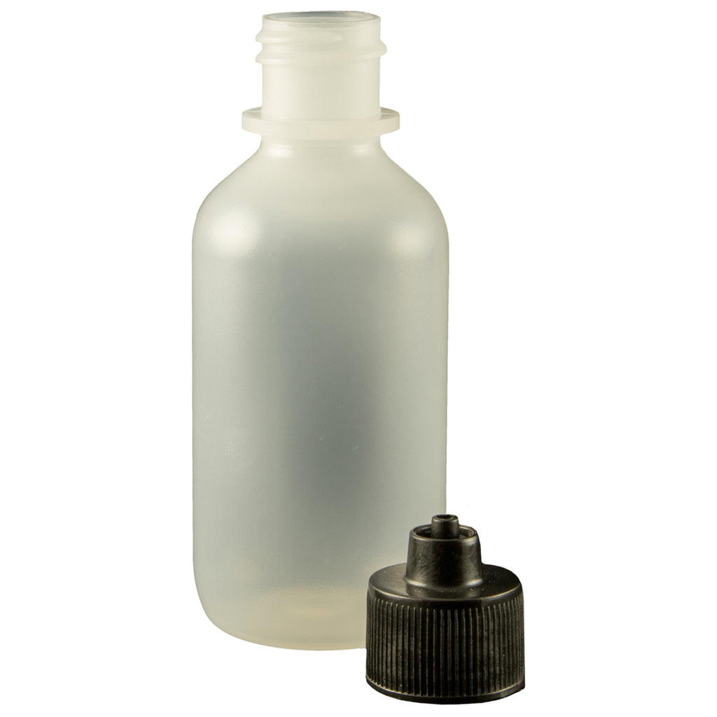 HDPE Boston Round Bottle & Cap Kit