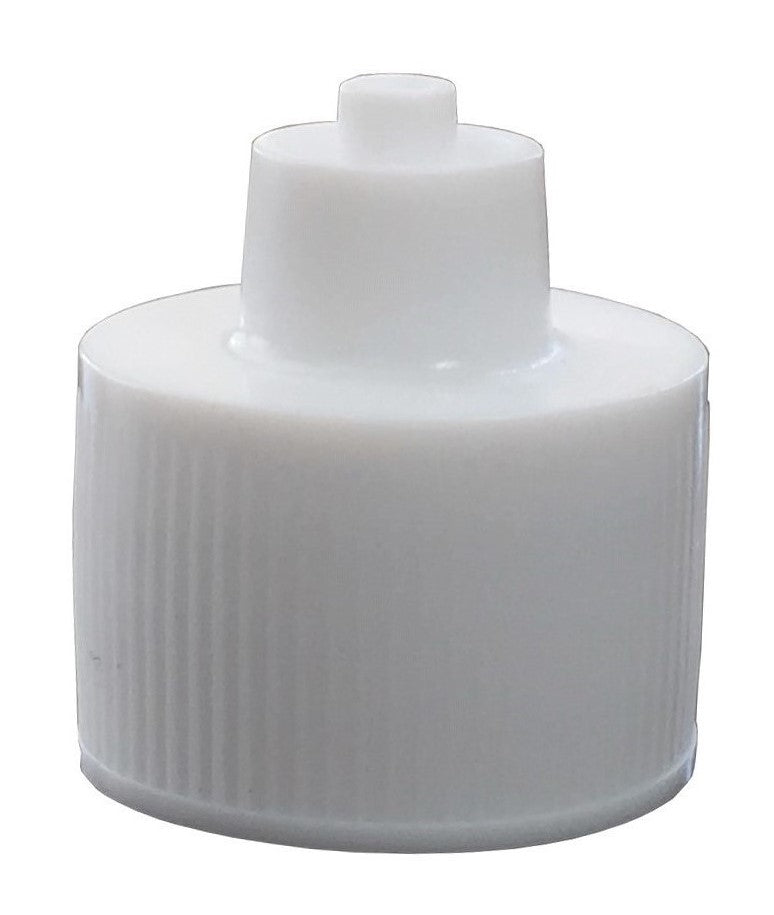 4 Ounce Luer Lock Bottle Cap - White