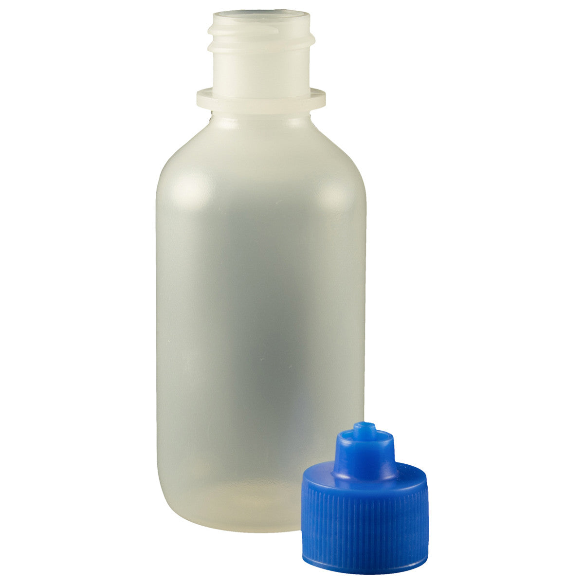 Water Bottle - Light Blue, White Cap